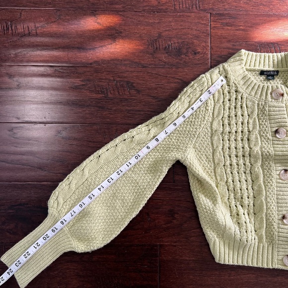 Wild Fable Women's Lime Green Cardigan Size XS - Picture 5 of 9
